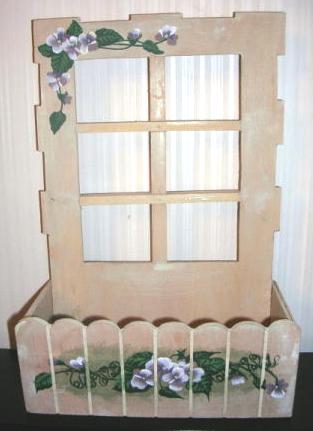 (image for) Window Flower Box Wooden New - Click Image to Close
